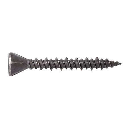 Simpson Strong-Tie Wood Screw, #7, 1 in, Zinc Yellow Stainless Steel Trim Head Square Drive, 2500 PK MTHZ1S